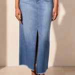 Full Length Denim Skirt - Coastline Skirts Tribal