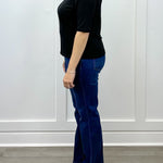 Funnel Neck Elbow Sleeve Knit Top - Black - Sugar Babies Children's Boutique/Meg's Shoppe