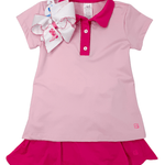 Gabby Shirt - Cotton Candy Pink/Power Pink Girls Tops + Tees Set Athleisure