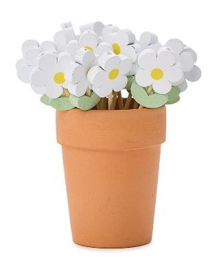 Garden Blooms Flower Cocktail Picks - Assorted Kitchen + Entertaining Two's Company White Daisy