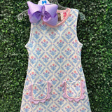 Garden Rosette A-Line Dress Girls Play Dresses Banana Split