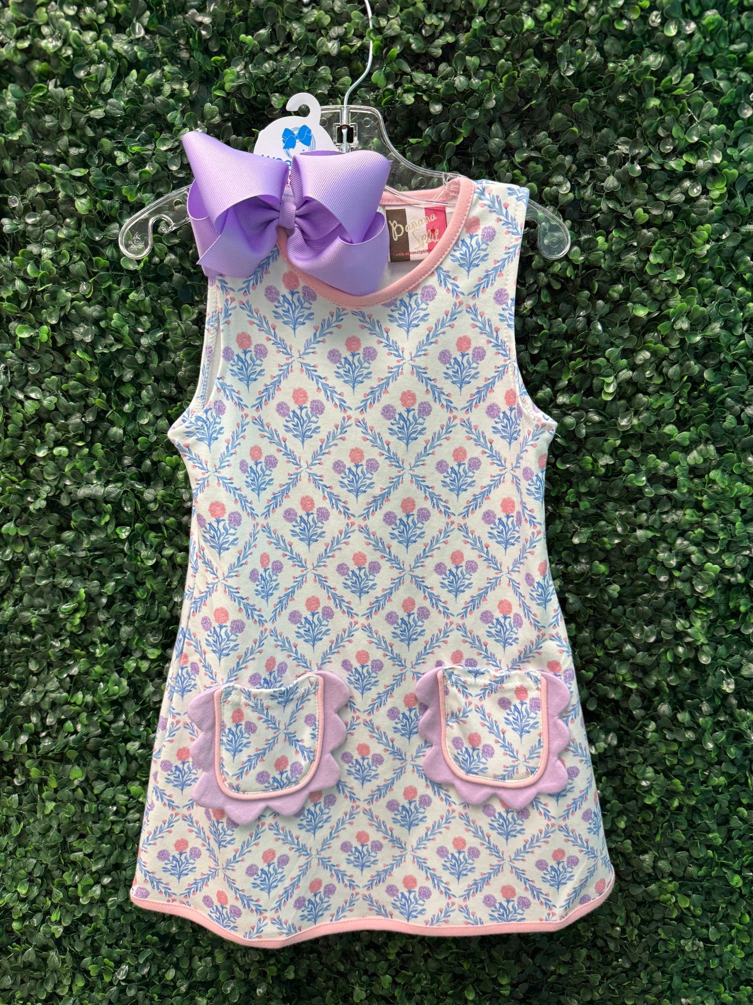 Garden Rosette A-Line Dress Girls Play Dresses Banana Split
