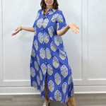 Gibbons Dress - Dusty Trellis Long Dresses Livro
