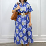 Gibbons Dress - Dusty Trellis Long Dresses Livro