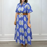Gibbons Dress - Dusty Trellis Long Dresses Livro