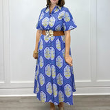 Gibbons Dress - Dusty Trellis Long Dresses Livro