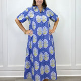 Gibbons Dress - Dusty Trellis Long Dresses Livro
