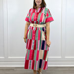 Gibbons Dress - Woodland Stripes Long Dresses Livro