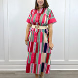 Gibbons Dress - Woodland Stripes Long Dresses Livro