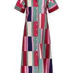 Gibbons Dress - Woodland Stripes Long Dresses Livro