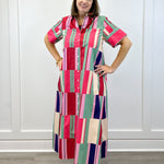 Gibbons Dress - Woodland Stripes Long Dresses Livro