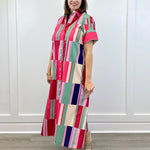 Gibbons Dress - Woodland Stripes Long Dresses Livro