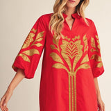 Gilded Scarlet Dress Short Dresses Jodifl