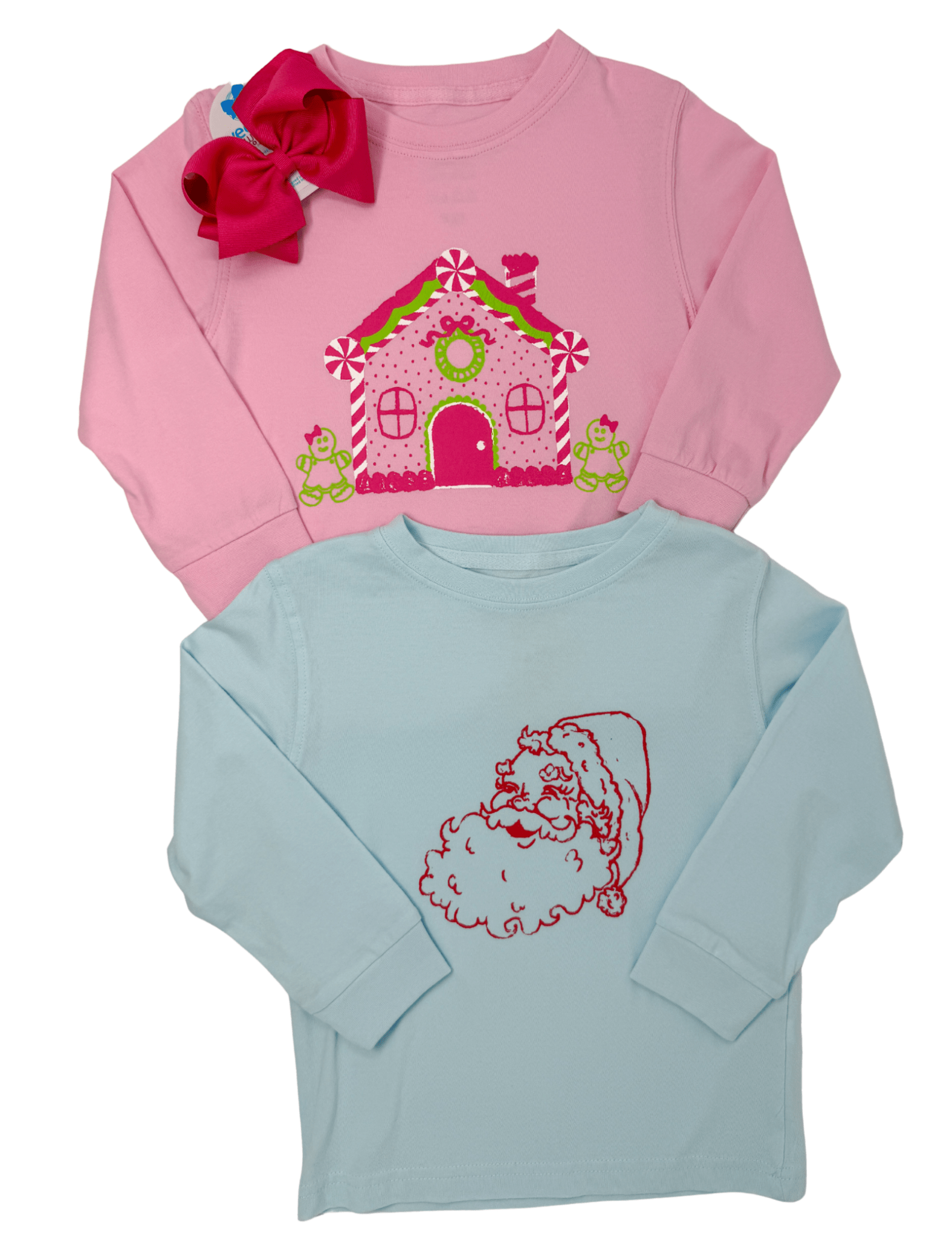 Gingerbread House L/S Shirt - Pink Girls Tops + Tees Mustard & Ketchup