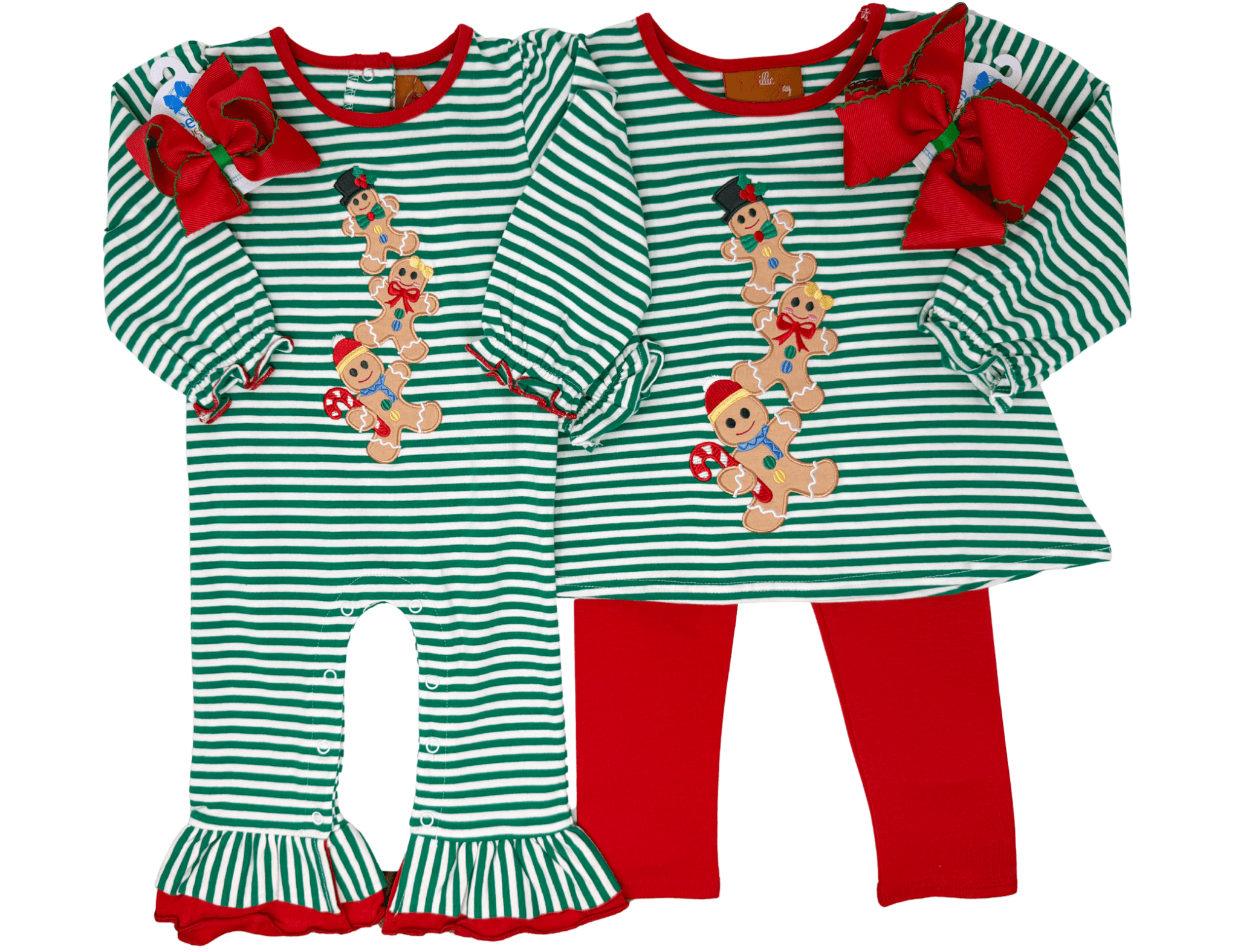 Gingerbread Men Legging Set Girls Sets Millie Jay