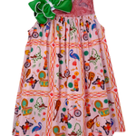 Girls Alice Dress - Pink Girls Occasion Dresses Briton Court