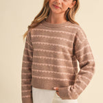 Girls Cocoa Kisses Sweater Girls Sweaters + Sweatshirts heart and arrow