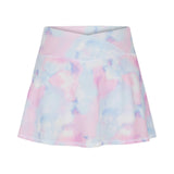 Girls Criss Cross Skort - Smudge Tie Dye Girls Skirts + Bloomers 90 Degree by Reflex