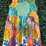 Girls Dahlia Dress - Multi Girls Occasion Dresses Briton Court