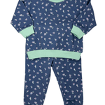 Girls Dusty Blue Jogger Set Girls Sets Sage & Lilly