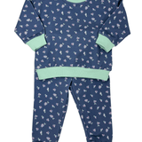 Girls Dusty Blue Jogger Set Girls Sets Sage & Lilly