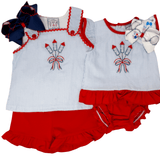 Girls Fireworks A/S Bloomer Set Girls Sets Three Sisters
