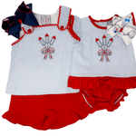 Girls Fireworks Short Set Girls Sets Three Sisters