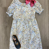 Girls Flounce Dress - Willow Floral Girls Occasion Dresses Funtasia Too