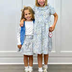 Girls Skirt Set - Ivory & Willow Floral Girls Sets Funtasia Too