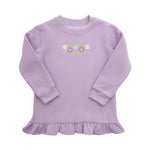 Girls Flower Ruffle Pullover Girls Sweaters + Sweatshirts Itsy Bitsy