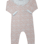 Girls Footless Playsuit - Serene Scallop Girls Bubbles + Rompers Heyward House