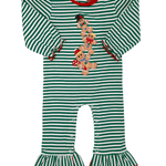 Girls Gingerbread Men Romper Girls Bubbles + Rompers Millie Jay
