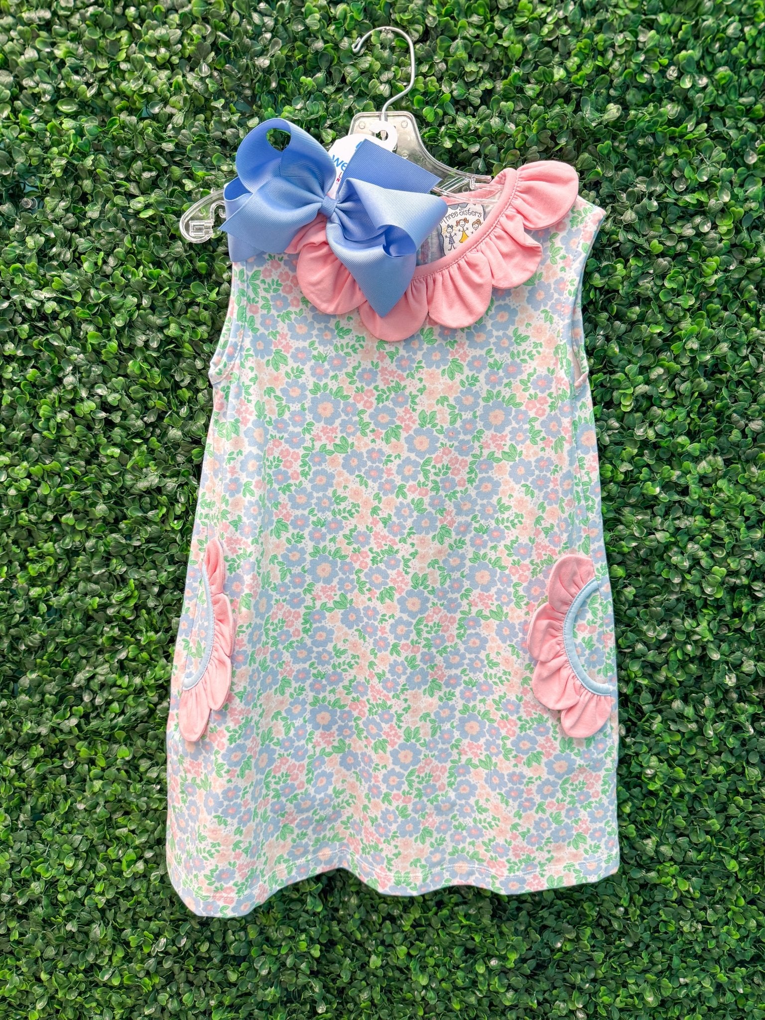 Girls Happy Daisy Dress Girls Play Dresses Three Sisters