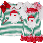 Girls Ho Ho Ho Applique Romper Girls Bubbles + Rompers Banana Split