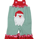 Girls Ho Ho Ho Applique Romper Girls Bubbles + Rompers Banana Split