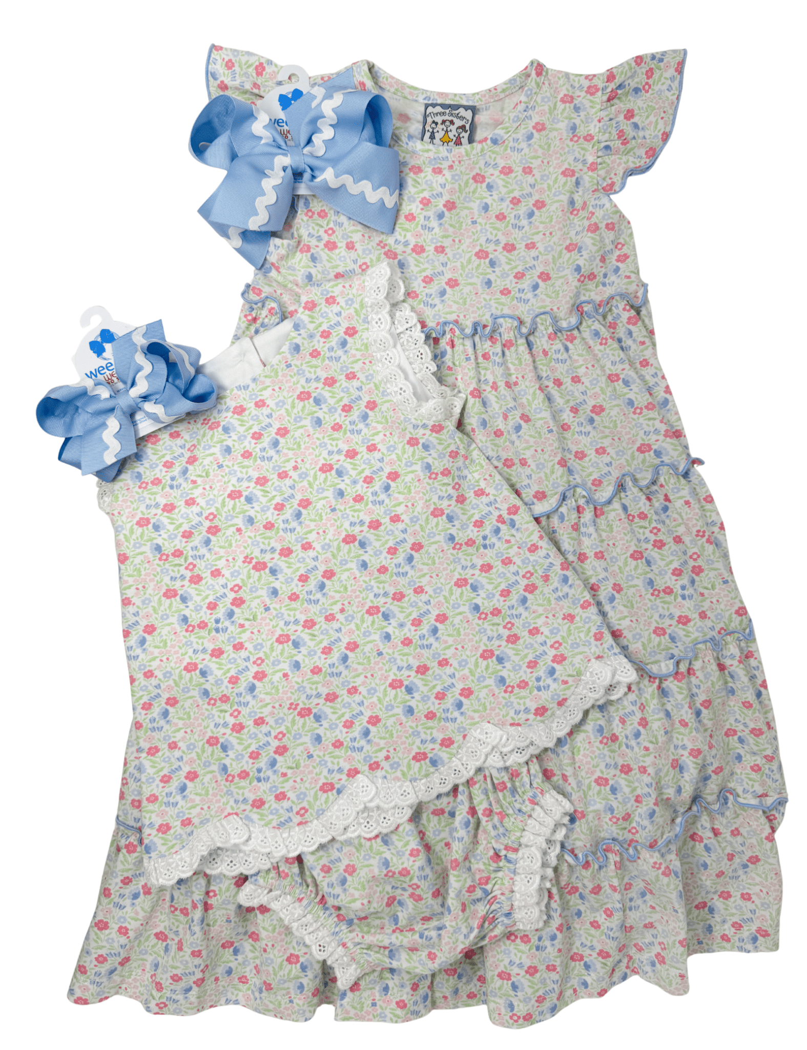 Girls In Full Bloom Maxi Dress Girls Occasion Dresses Three Sisters
