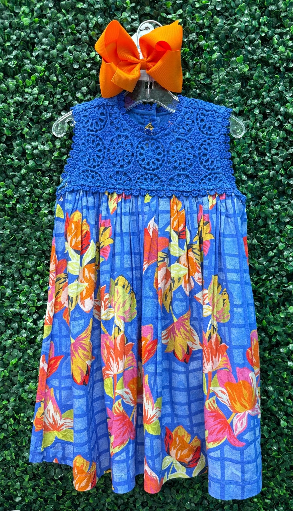 Girls Kayla Dress - Carolina Blue Girls Occasion Dresses Briton Court