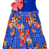 Girls Kayla Dress - Carolina Blue Girls Occasion Dresses Briton Court