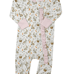Girls Little Hoppers Zipper Footie Baby Sleepwear Baby Loren