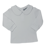 Girls L/S Shirt - White Girls Tops + Tees Three Sisters