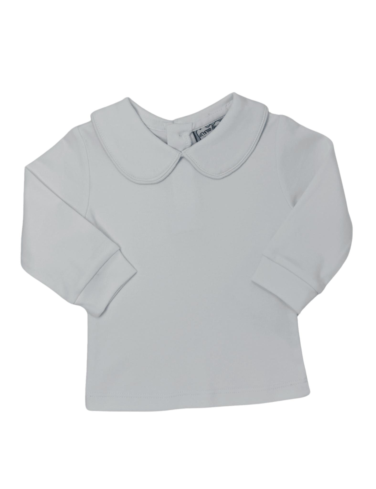Girls L/S Shirt - White Girls Tops + Tees Three Sisters