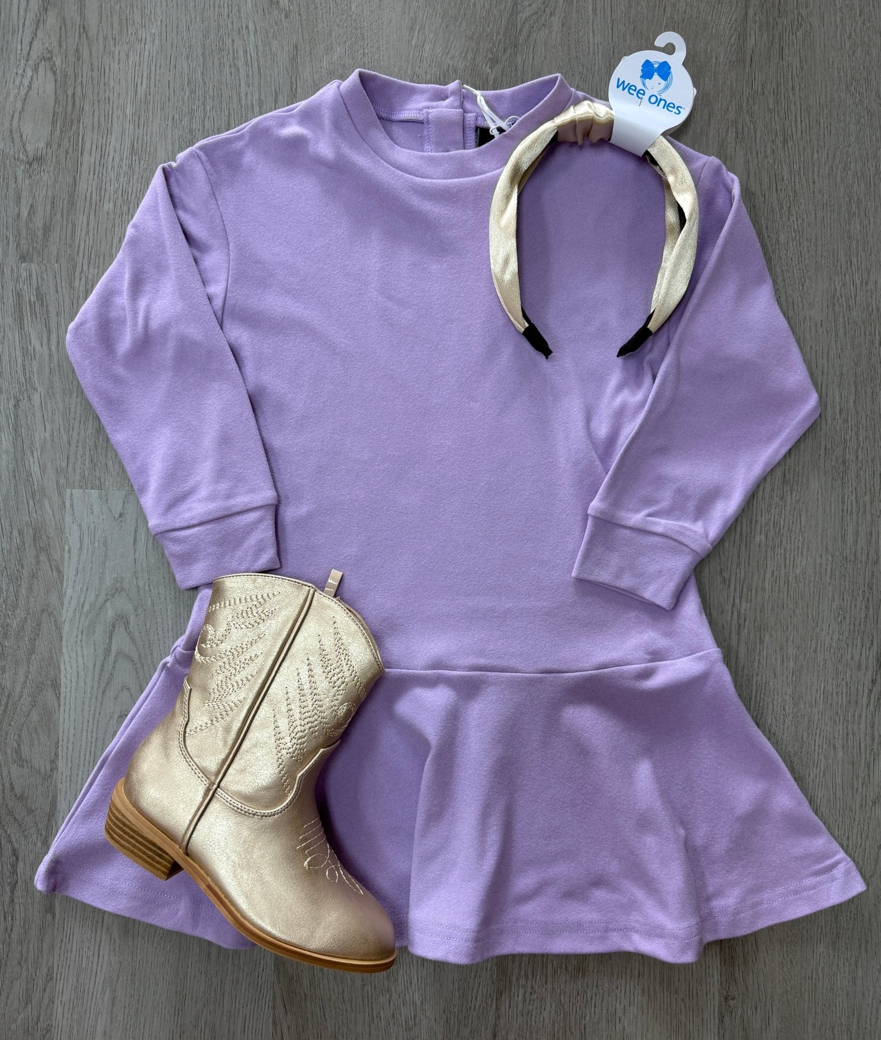 Girls Margie Dress - Lilac - Sugar Babies Children's Boutique/Meg's Shoppe