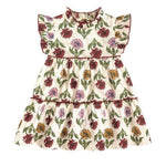 Girls Multi-Floral Ruffle Dress - Sugar Babies Children's Boutique/Meg's Shoppe