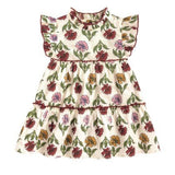 Girls Multi-Floral Ruffle Dress - Sugar Babies Children's Boutique/Meg's Shoppe