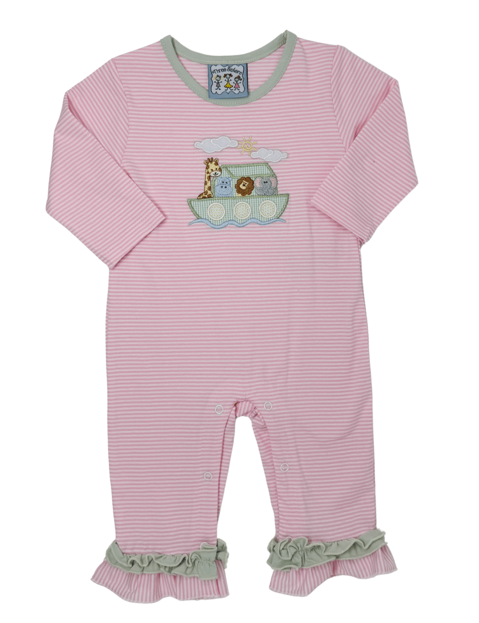 Girls Noah's Ark Romper Girls Bubbles + Rompers Three Sisters
