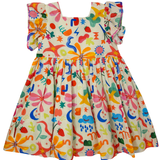 Girls Norah Dress - Starlit Petals Girls Occasion Dresses Briton Court