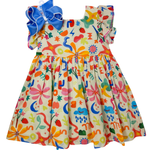Girls Norah Dress - Starlit Petals Girls Occasion Dresses Briton Court