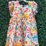 Girls Norah Dress - Starlit Petals Girls Occasion Dresses Briton Court