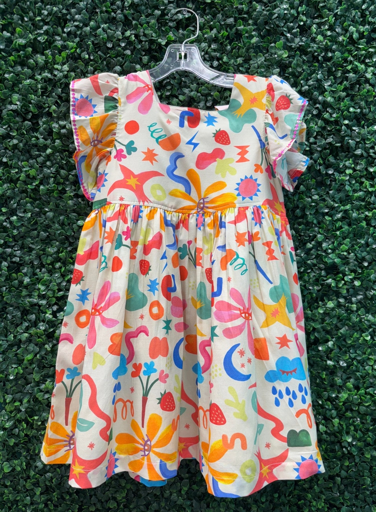 Girls Norah Dress - Starlit Petals Girls Occasion Dresses Briton Court