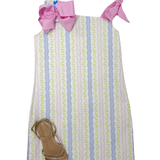 Girls One Shoulder Bow Dress - Floral Girls Occasion Dresses Funtasia Too